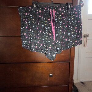 Secret Treasures Celestial Star & Moon Sleep Shorts - Size XL - Soft PJ
